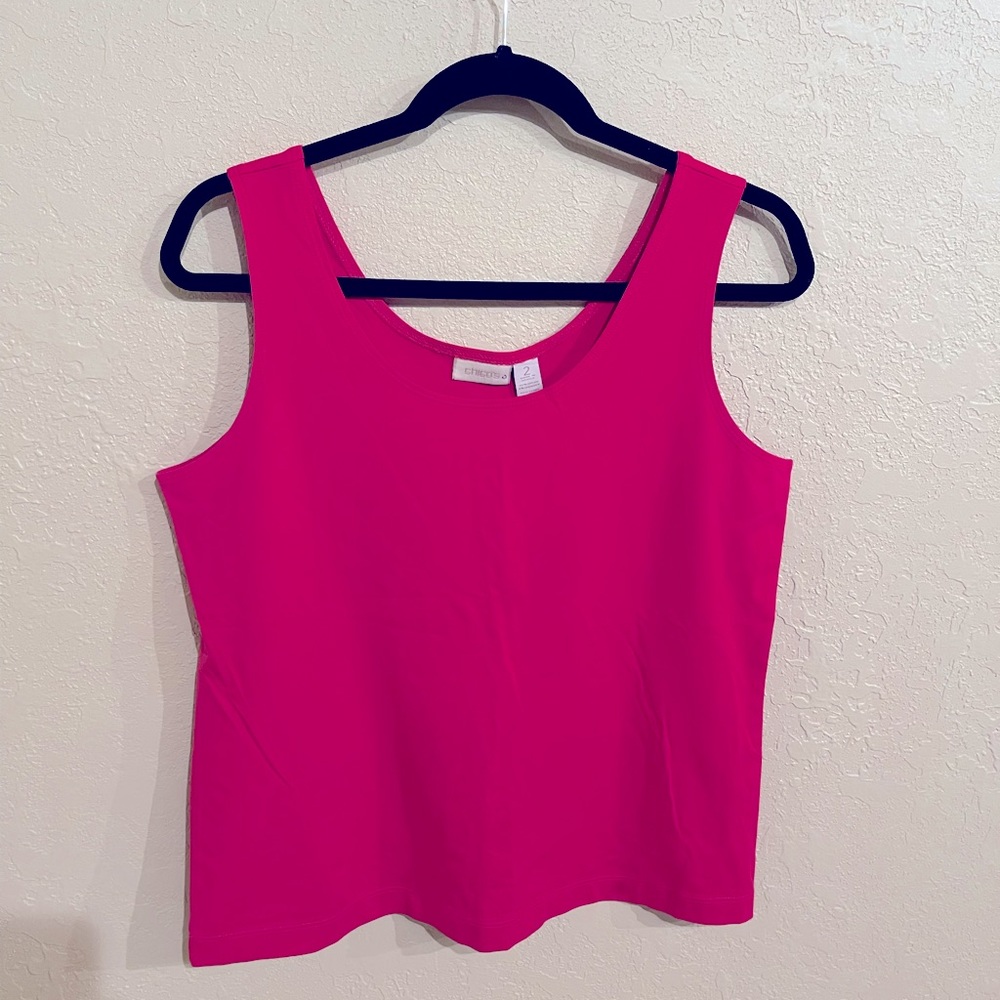 Chico’s microfiber pink tank top